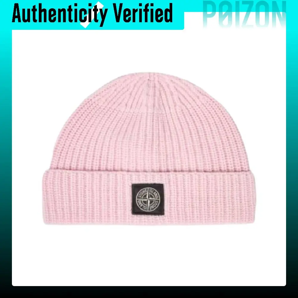 STONE ISLAND Wool Beanies Unisex Pink K2S15N100012S00B4V0080