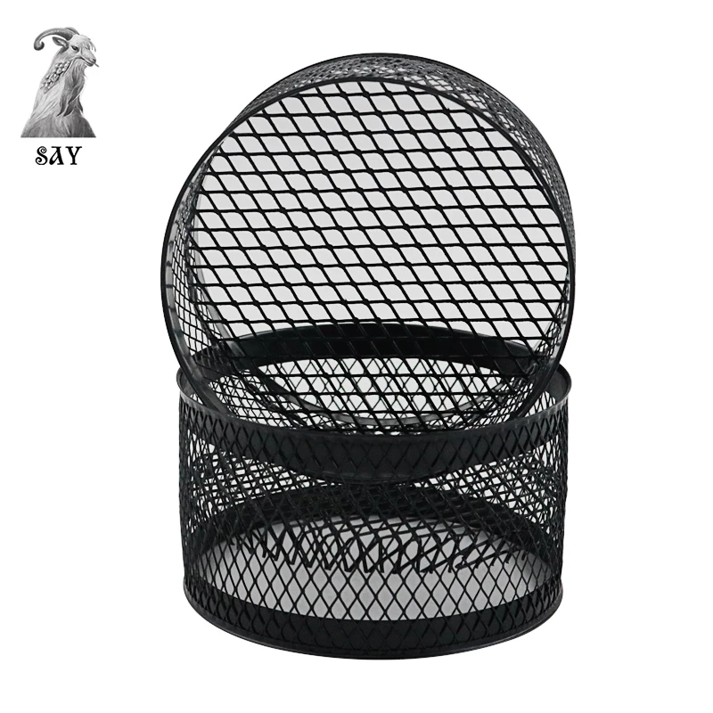 

1PC Black Mesh Hookah Wind Cover Coal Holder Shisha Head Waterpijp Chicha Narguile Water Tobacco Smoking Accessories