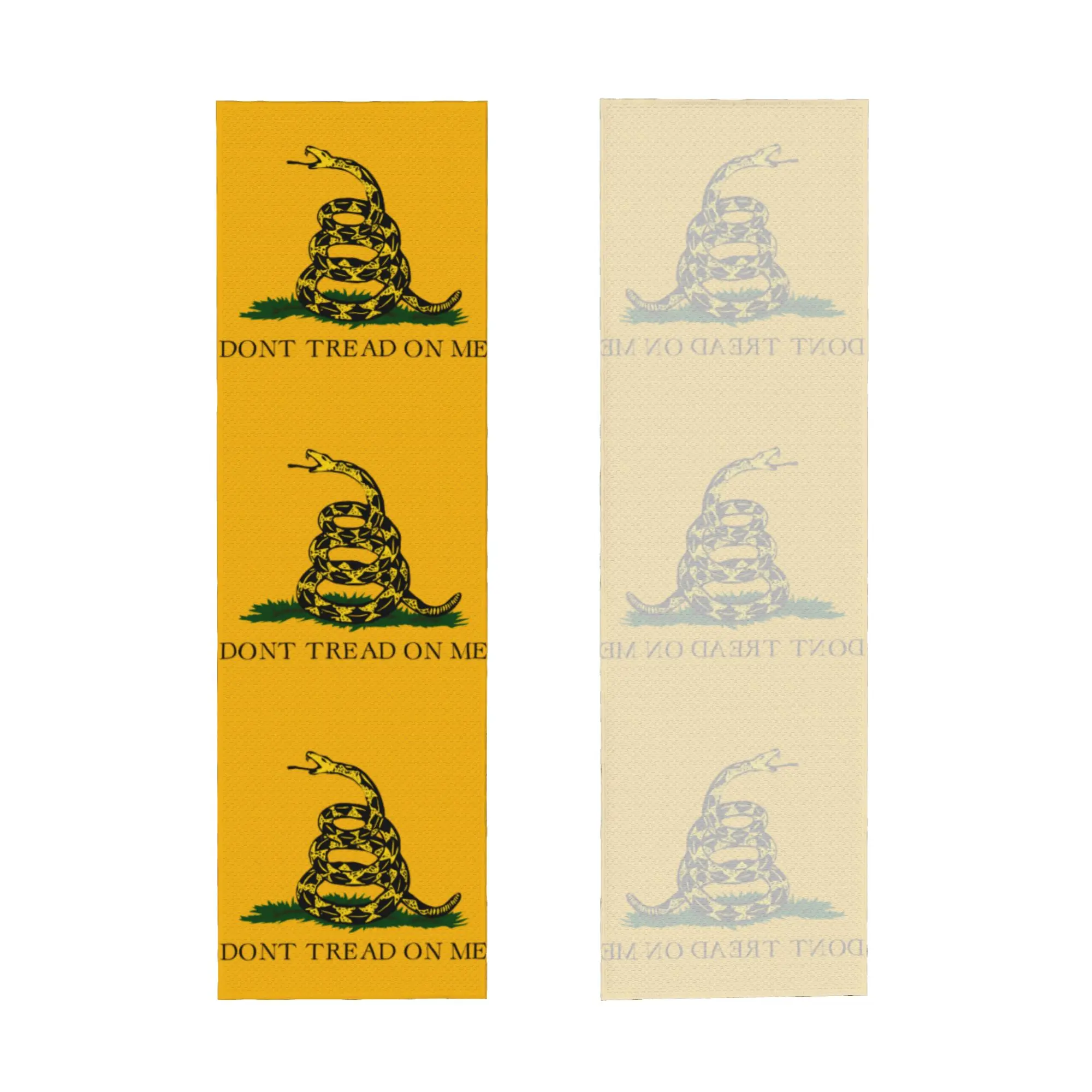Cold Exercise Towel Dont Tread On Me Gadsden Flag Beach Sports Yoga Swimming Camping Towel Refreshing Sports Scarf Face Towels