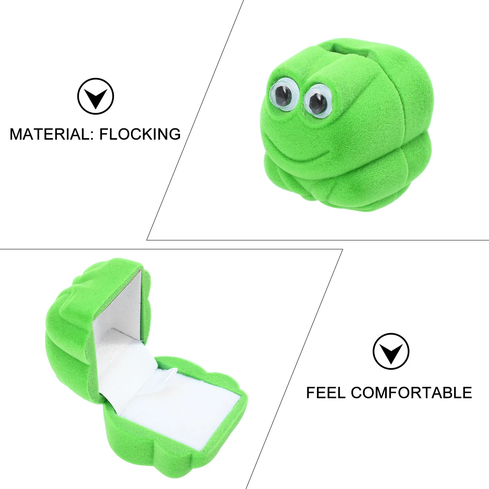 

Jewelry Box Travel Pouch Green Organizer Case Ring Earring Necklace Storage Fashionable Gift Idea Durable Material