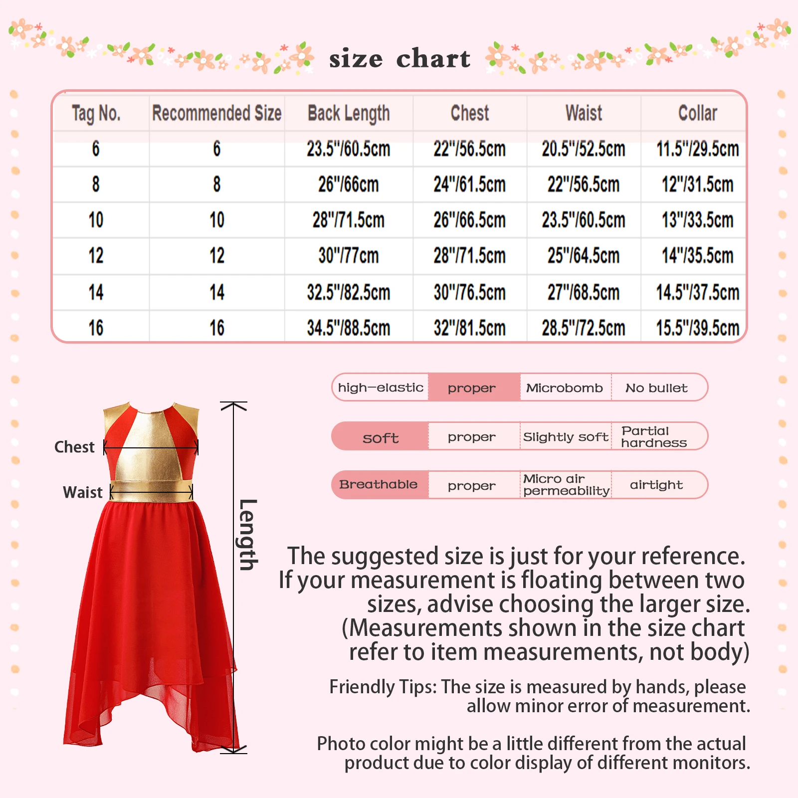 Kids Girls Lyrical Dance Dress Modern Contemporary Ballet Costume Bronzing Cloth Irregular Hem Skirt Ballerina Stage Dancewear