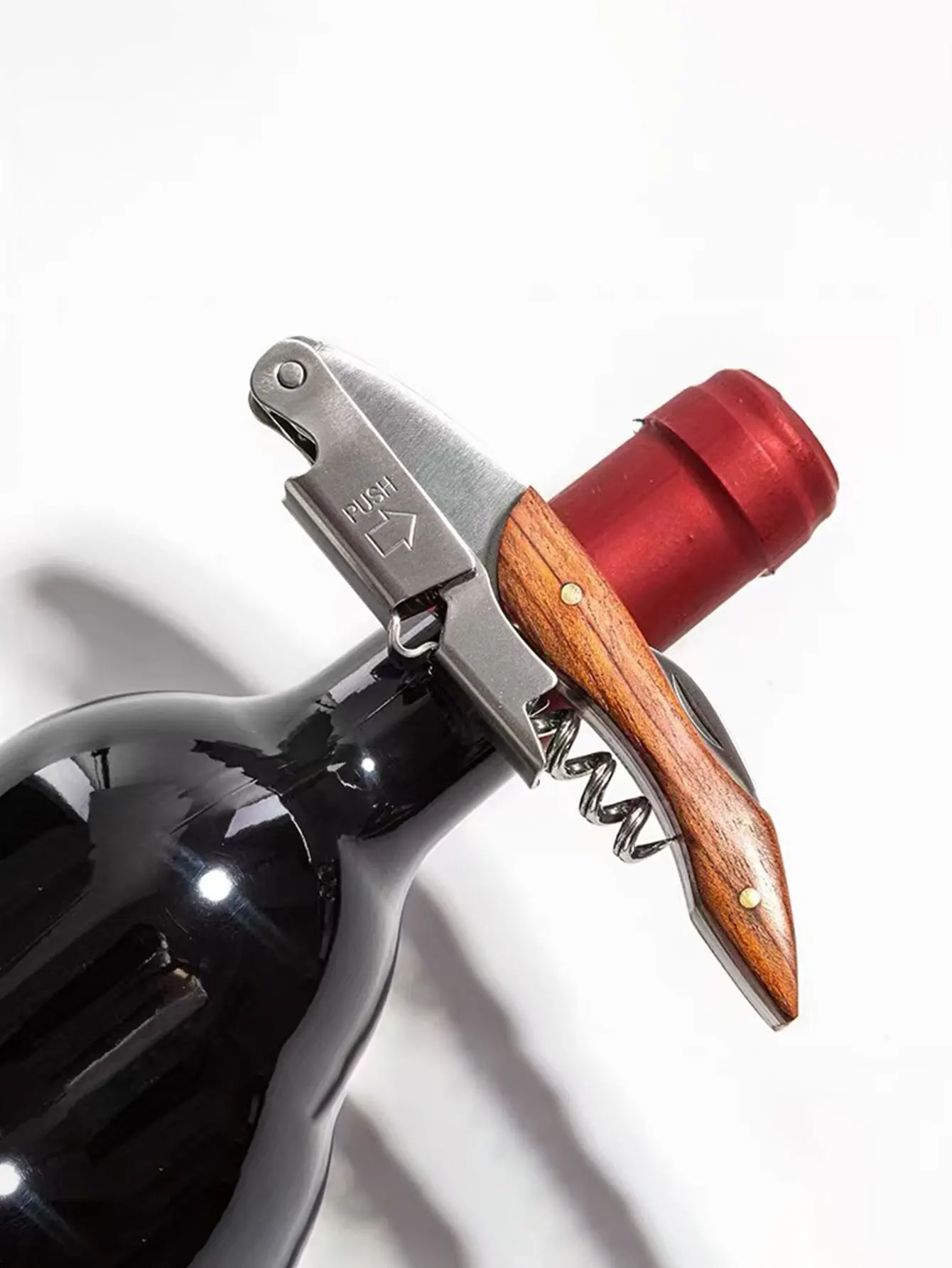Bottle Opener, Seahorse Knife, Red Wine, Wine, Beer Opener, High-End Household and Commercial Multi-Functional Wine Opening Tool 1Pcd