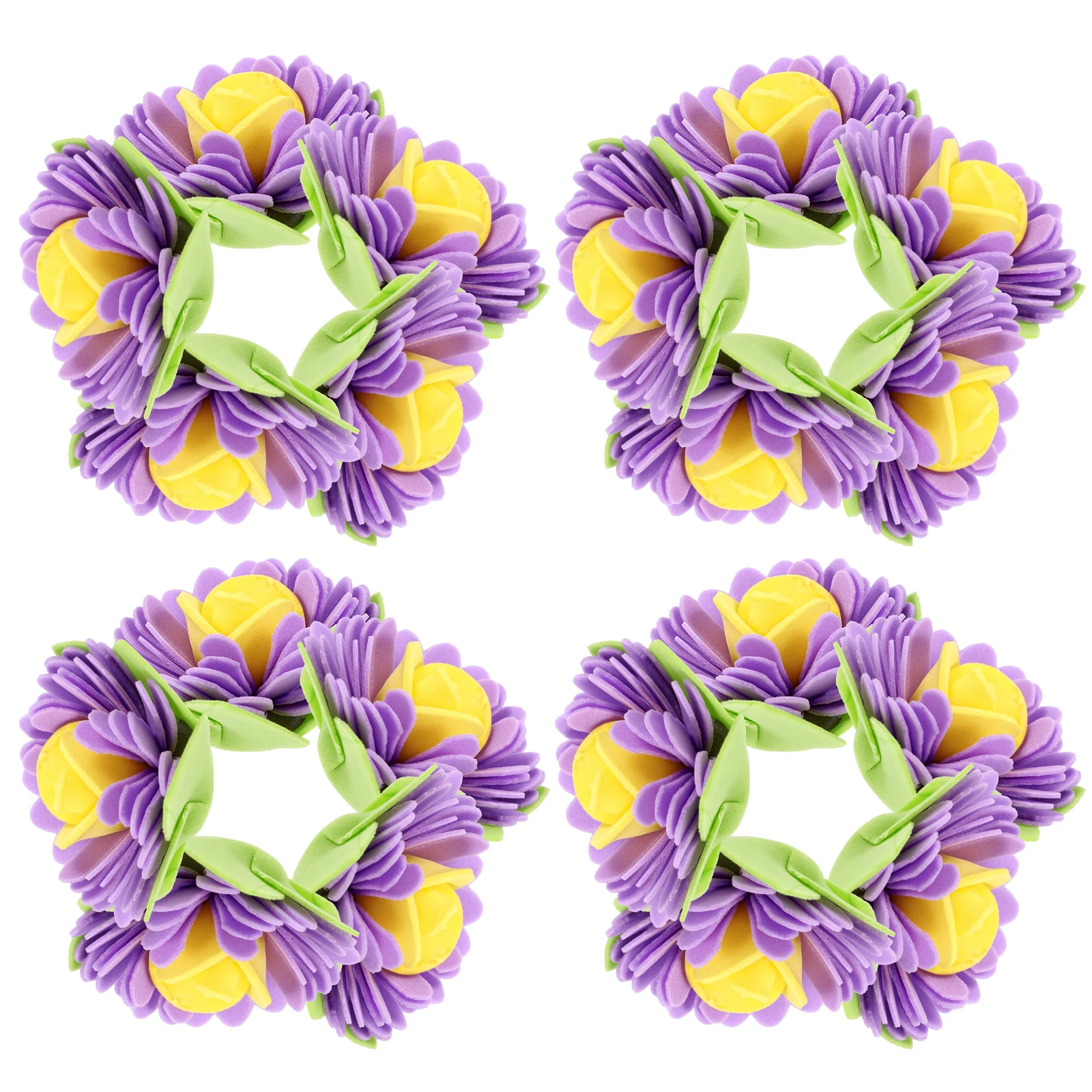 

50pcs Purple PE Foam Aromatherapy Flowers Diffuser Essential Oil Room Fragrance Decor for Home Office Bedroom Bathroom