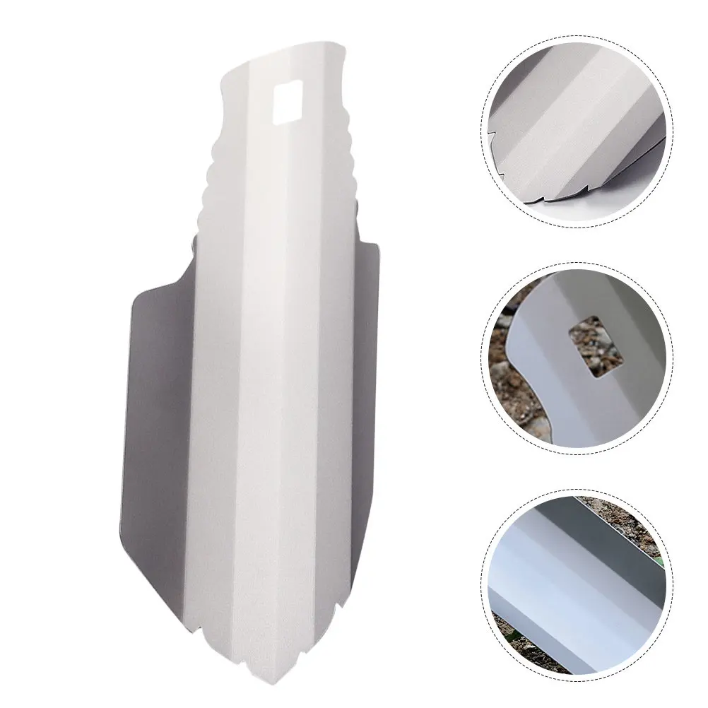 

Титановая садовая лопатка-совок портативная для сада, клумб, посадки растений, копания, перемешивания почвы и компоста в узких пространствах