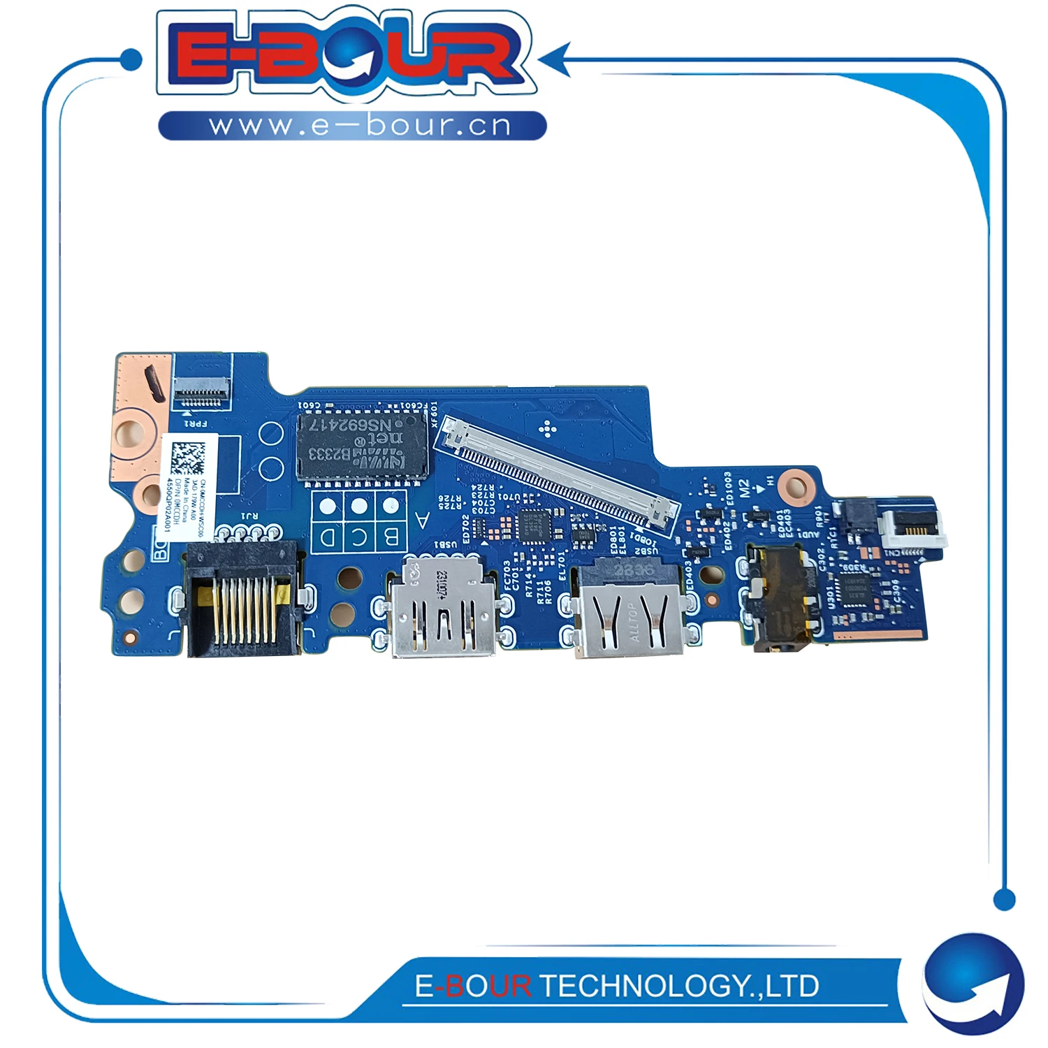 Laptop USB Board for D 3520 E3520 203513-1 0MCCDH Notebook USB Port Power Switch Board New - view 2