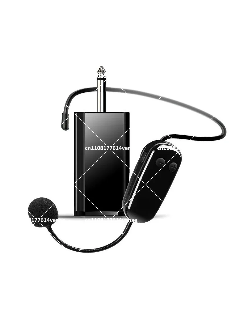 Single Wireless Rechargeable Headset Microphone UHF Condenser Professional Mic