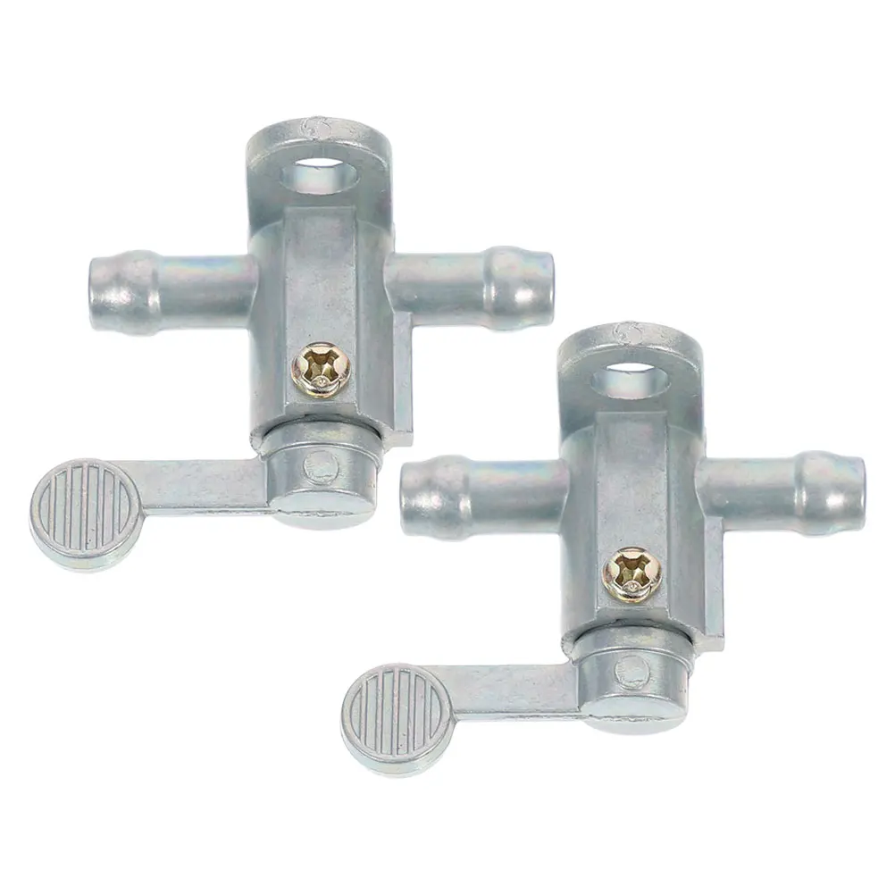 

2 Pcs Gasoline Valve Motorcycle Switch Replacement Tank Petcock Shut off Cut-off Scooter