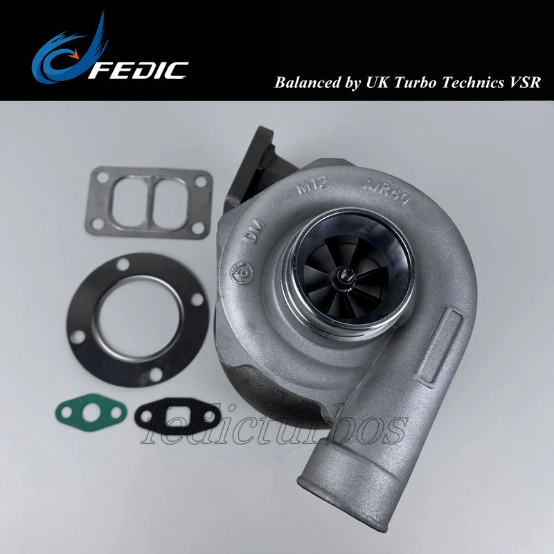 Turbocharger TO4B66 465114 turbine full turbo for Ford Tractor 8630 8830 Fiat Allis F28 Agricultural Tractor 160Kw 180Kw 8.1L