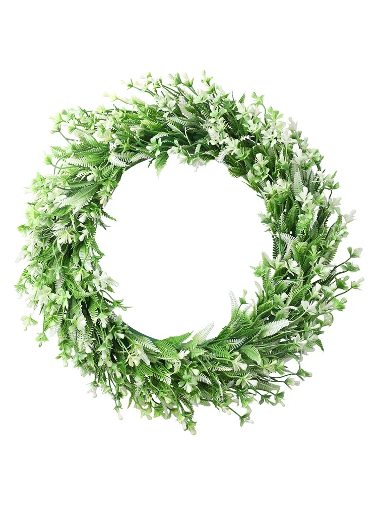 Front Door Decoration Spring Simulated Plant Wreath Bedroom Artificial Wreath Decorating Front Door High Quality