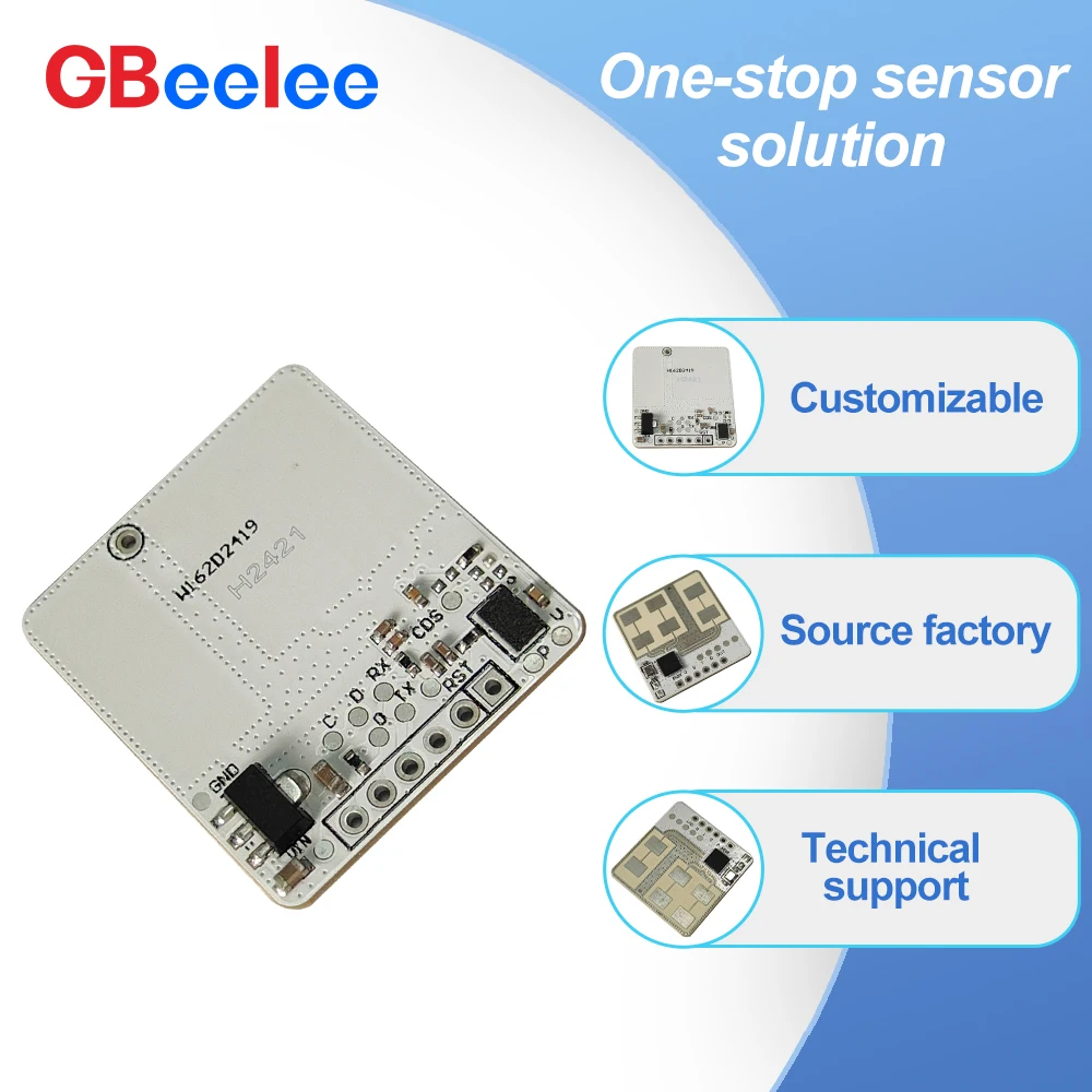 30PCS Millimeter Wave Radar Sensor Module Supports Human Motion And Presence Detection And Positioning. Adapt To To Various Scen