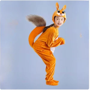 5 ألوان الاطفال السنجاب تأثيري بذلة للأطفال مرحلة خرافية حكاية أداء ملابس هالوين السنجاب كوس زي أفضل 12 حكاية خيالية خيالية مبيعا - رقم 10