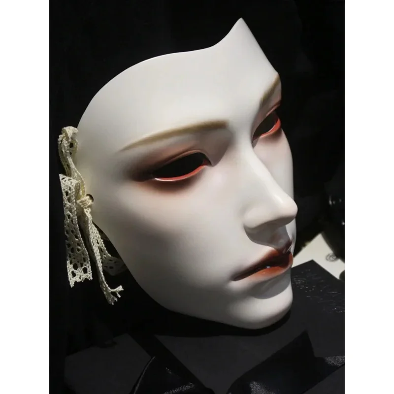 قناع ريترو رسم يدوي موضة الرجال والنساء نفس النمط القديم الكبار نمط Hanfu الدعائم الكرة اكسسوارات الغرفة السرية للحفلات