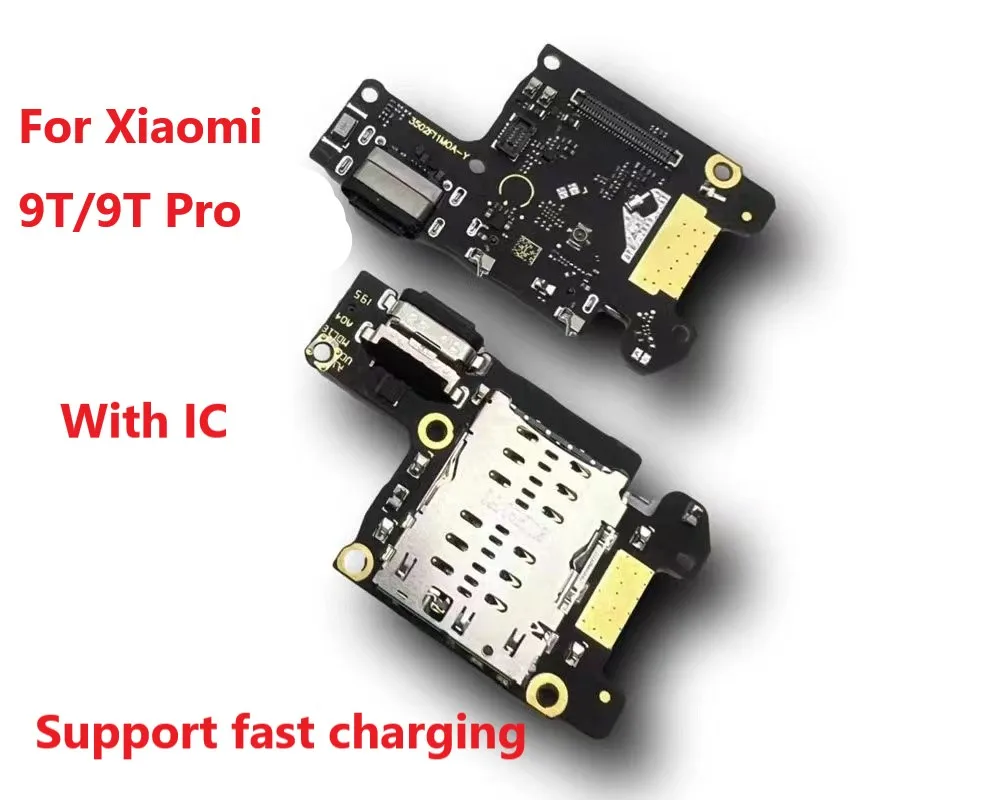 Placa de carga usb para xiaomi 9t redmi k20 pro doca conector cabo flexível peças reposição porto carregamento