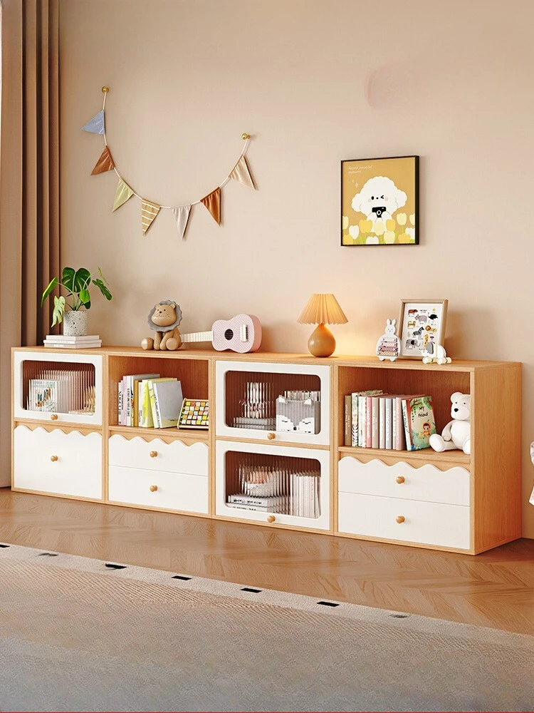 

Combination bookcase Children's bookshelf Shelf Bedroom bedside table Bucket cabinet Living room TV cabinet Children's room Stor