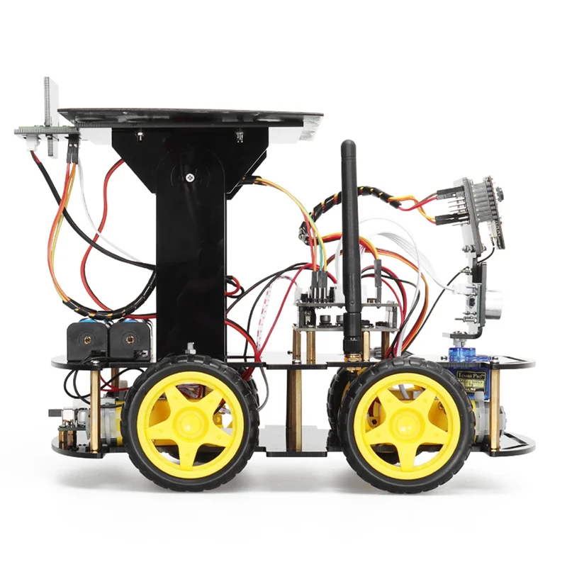 

NEW-Programmable Robot Car Kit For Arduino Profesional ESP32 Cam Solar Tracking And Charging Set DIY Electronics Project