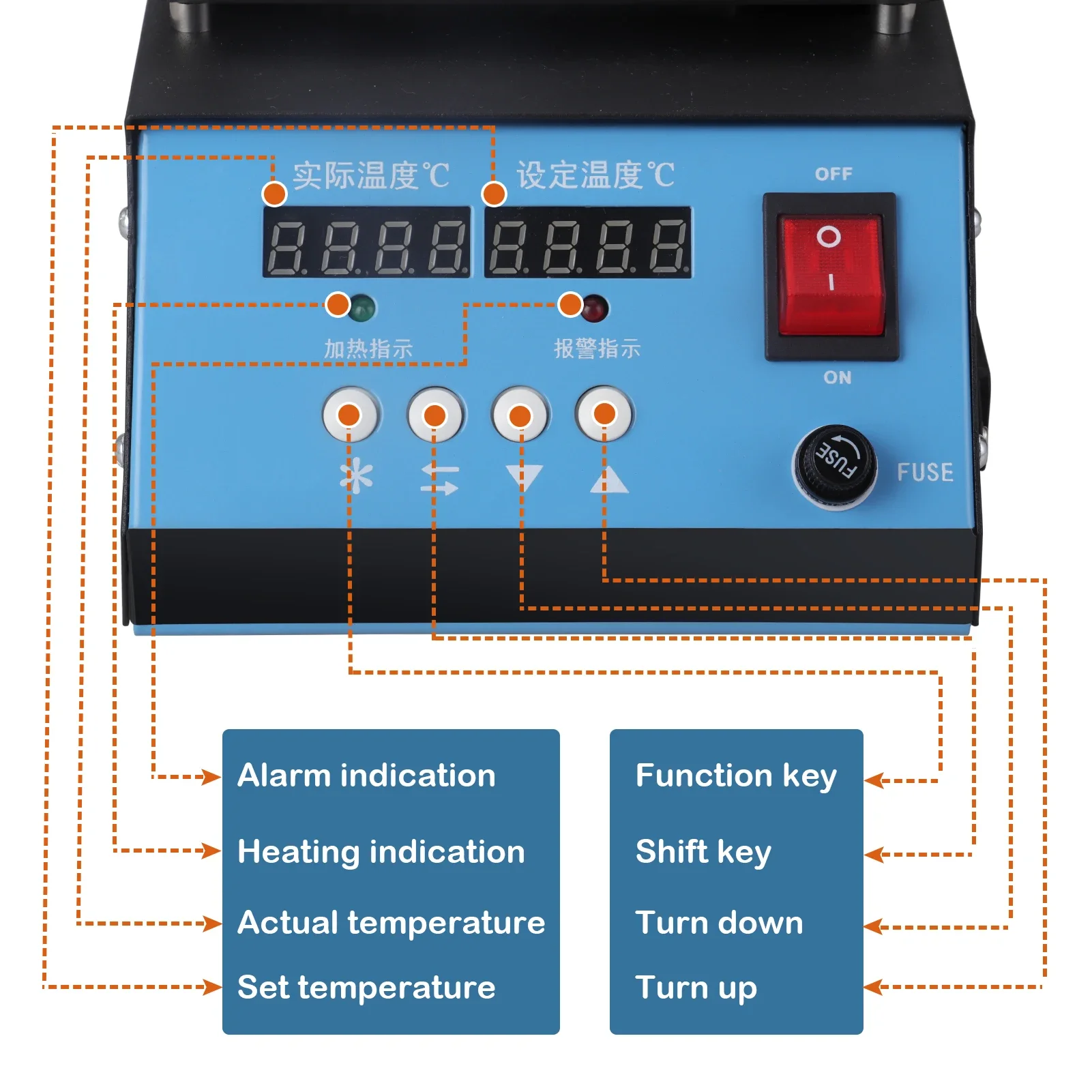 400W 220V Solder Pot Intelligent Small Tin Furnace Double Digital Display Square Titanium Alloy Aolder Furnace Solder Pot