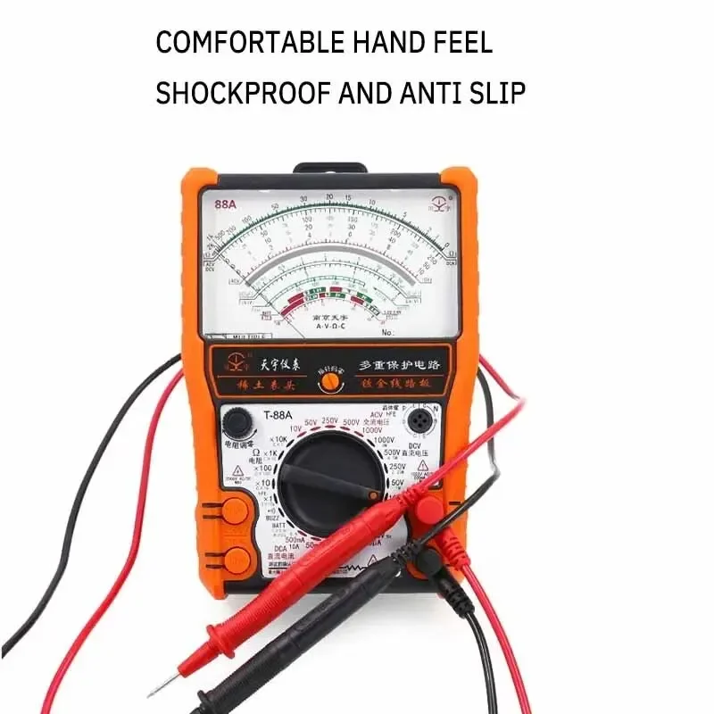 1PC T88A, T88B, Or T88C Pointer Type Multimeter Mechanical High Precision Flameproof Fully Protected Universal Meter