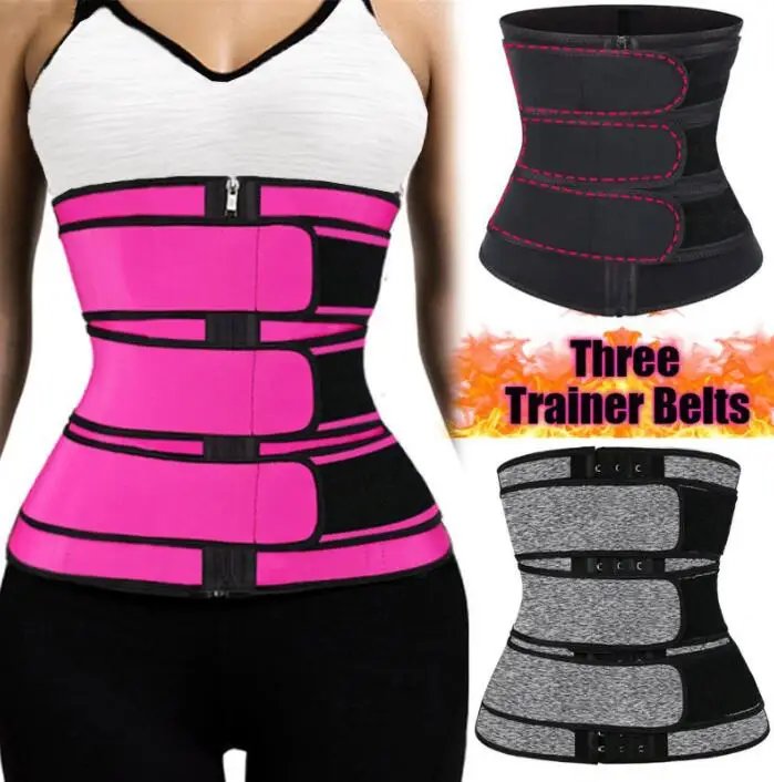 neoprene sauna waist trainer corset sweat belt for Women Body Shaper Slimming Corset Weight Loss Compression Trimme Belt