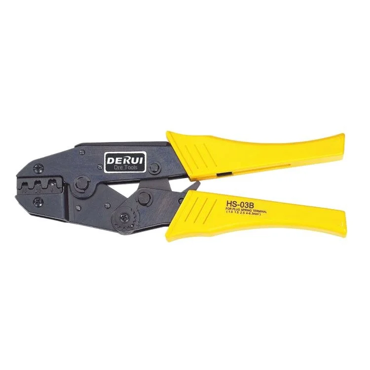

Wholesale Tools HS-03B/HS-03BC 9" ratchet crimping pliers (European type) Terminal crimping pliers
