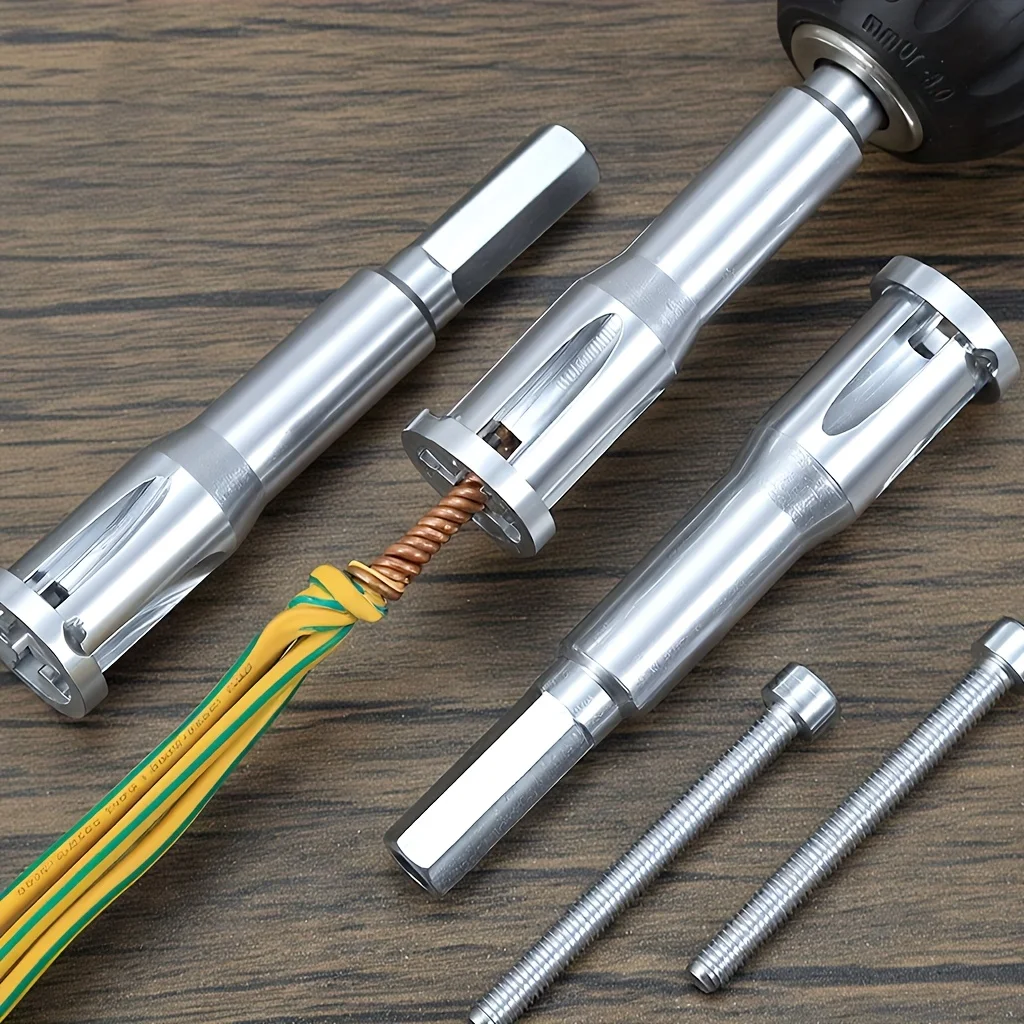 

Automatic Wire Stripper & Connector Quick Wiring Terminal Cable Splitter For Electrician Wiring Work