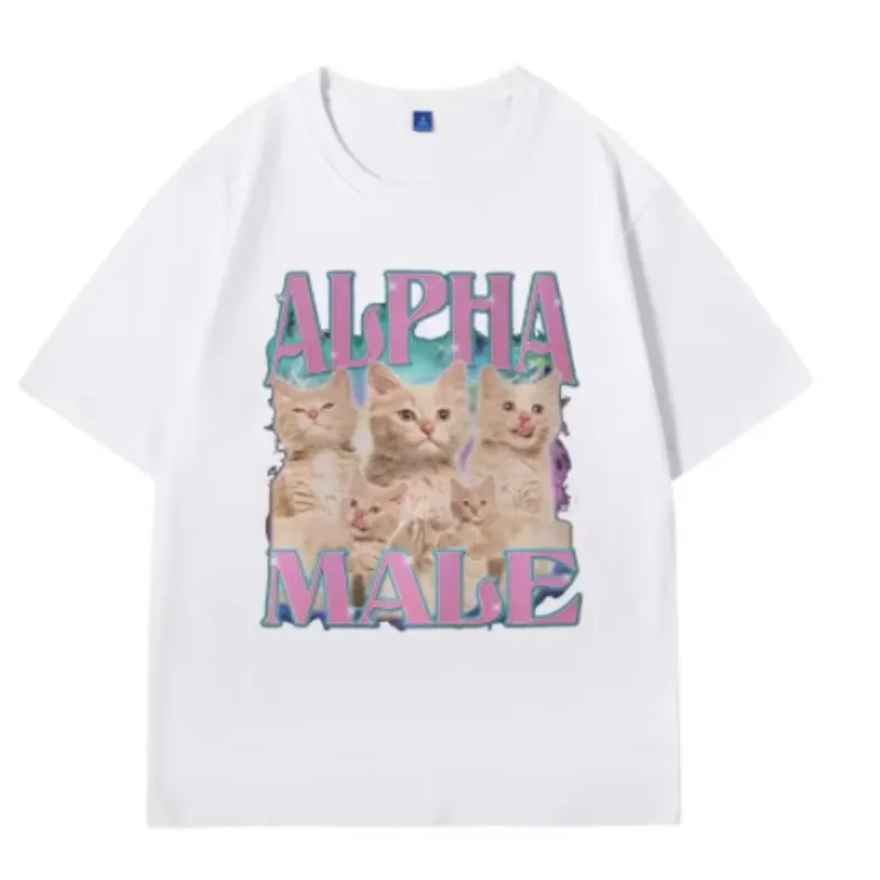 

My Honest Reaction T-shirts Funny Cat Meme Women Casual Sleeve Tees Joke Humor Tshirt Harajuku Sleeve Casual Aesthetic Clothes