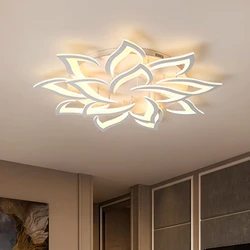 Nordic Modern LED Ceiling Lights Dining Living Room Decoration Kitchen Fixtures Lamp Bedroom Restaurant Lighting Dimmable Luces