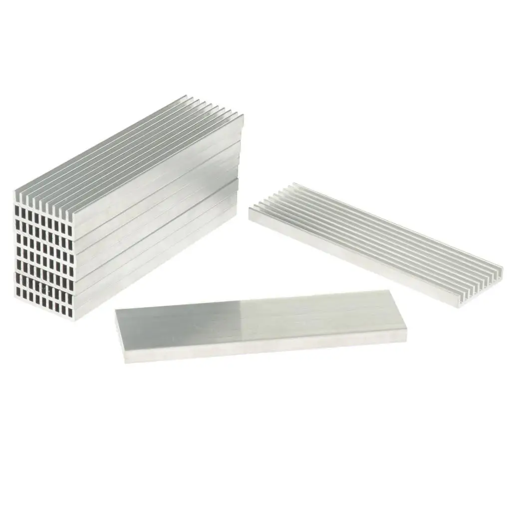Aluminum Heatsink Cooler Fin Set Thermal Conductivity Cooling Module for Computer Power Supply LED Lights