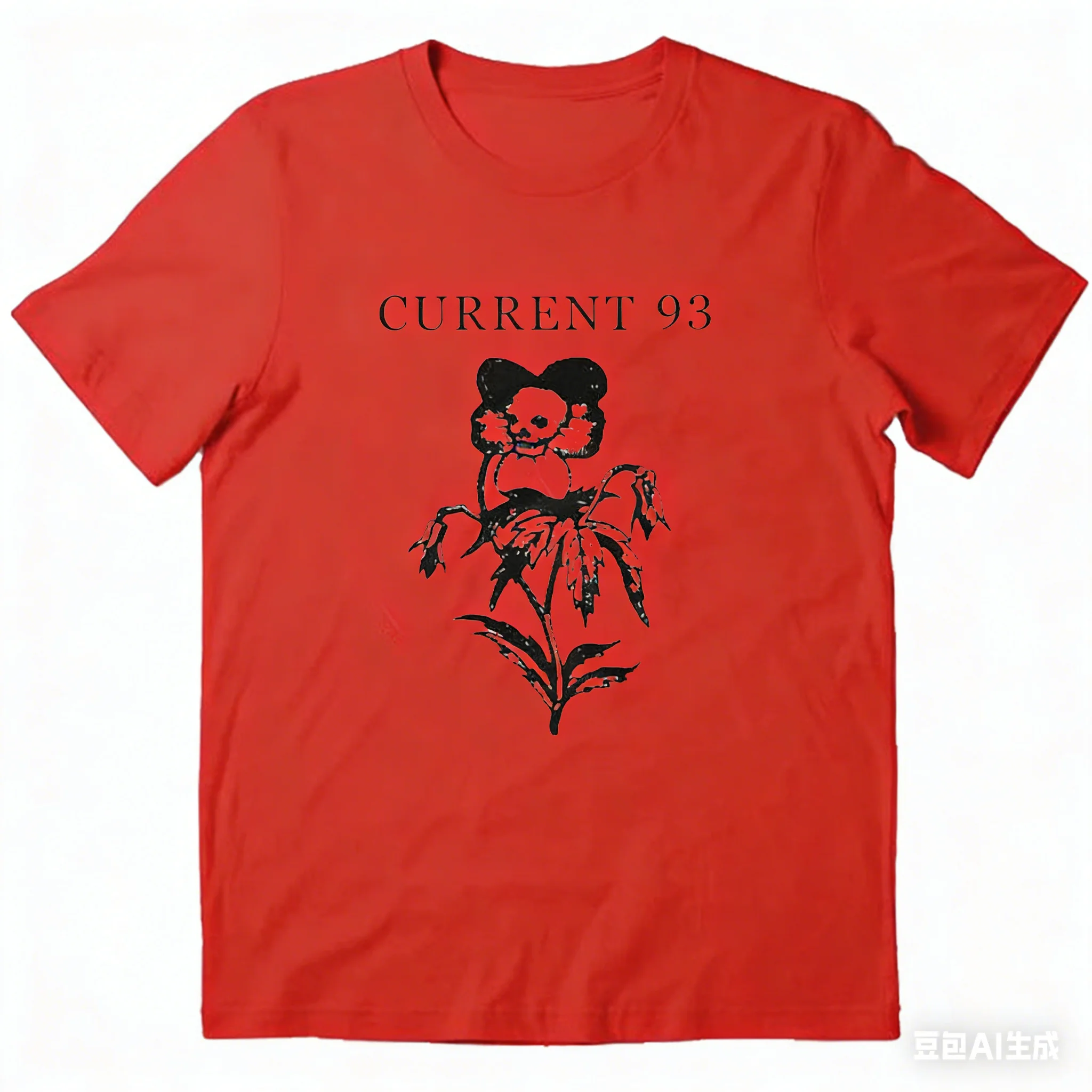 Summer Current 93 Folk Industrial-style Music T-Shirt Death in June Coil Psychic TV Crisis Throbbing Gristle Man Cotton Tshirts