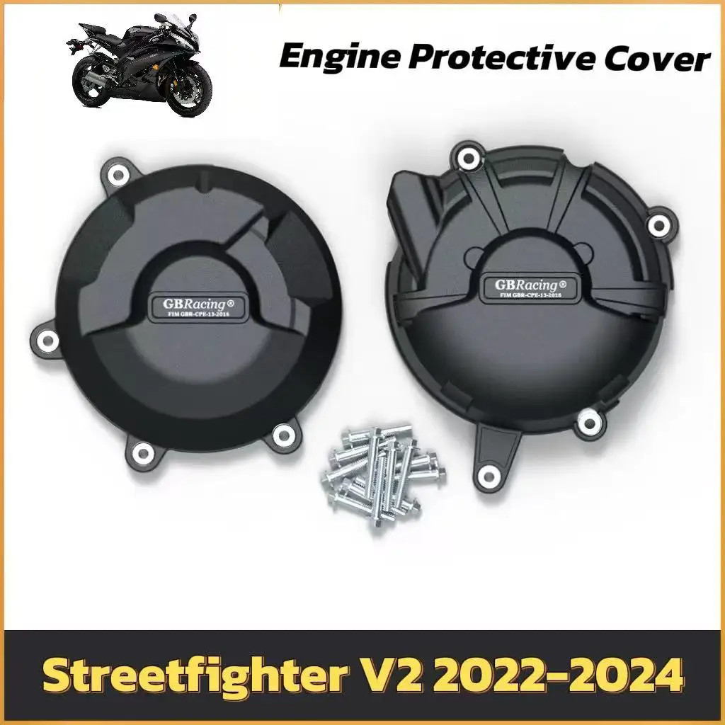 

Suitable for Ducat Street Fighter V2 2022-2024 Engine guard cover Motorcycle Engine Protection Cover