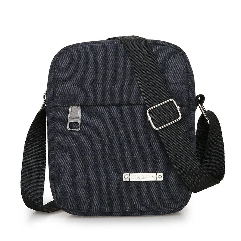 Bolso de lona para hombre, bolsos de mensajero, bolsos casuales para hombre, bolso de bolsillo con cremallera, bolso de moda, bolsos cruzados de viaje para hombre