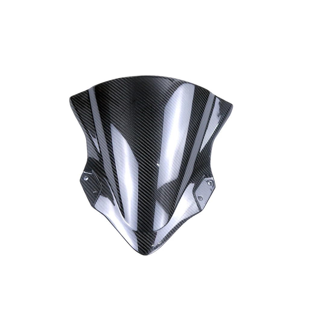 For Kawasaki Ninja 400 2019 3K Carbon Fiber Motorcycle Modification Accessories Fairing Wind Shield Without glass