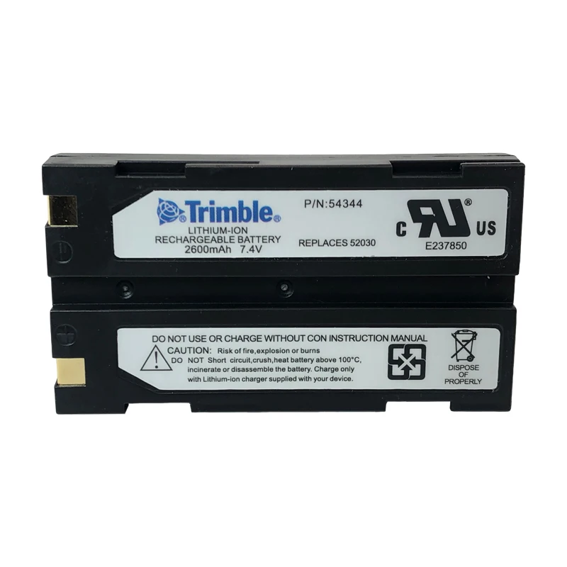 Batterie pour GPS Trimble, 2600mAh, 7.4V, 54344, 5700, 5800, MT1000, R6, R7, R8, Dini03, 6 pièces, 4 pièces