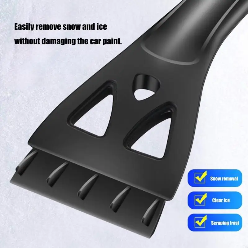 قابلة للتمديد سيارة الثلوج مكشطة إزالة 34 بوصة تصغير قضيب ثلاث وظائف الجليد المروحية مقاومة للخدش السيارات التبعي D7YA