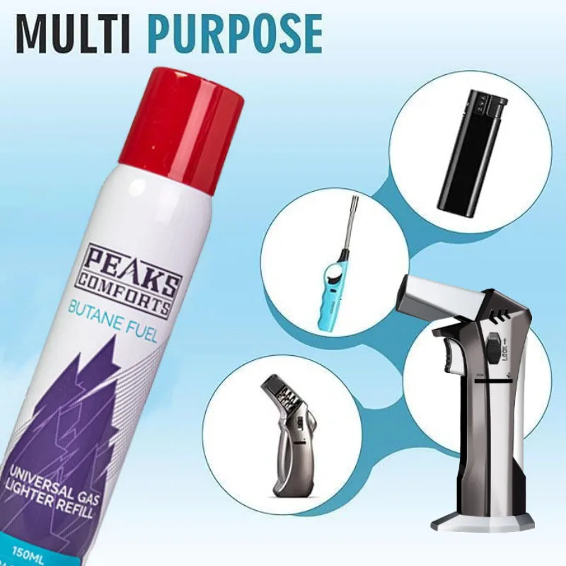 علب استبدال وقود البيوتان الممتازة لإعادة تعبئة السوائل 150 مل/علب، بدون بطارية #3