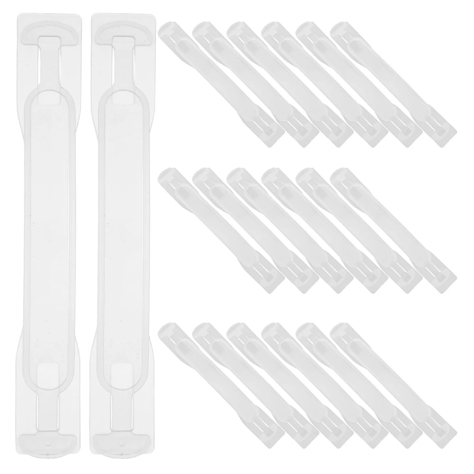

100Pcs Plastic Cardboard Box Handles Black Ergonomic Carry Handles for Cake Packaging Craft Boxes Gift Boxes Moving Cartons