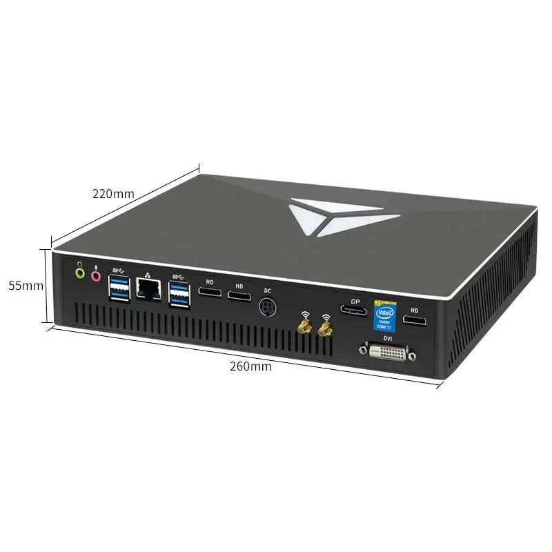 Core I7-10700F10 Cores 20 Threads USB3.0 4K Smooth Gaming Mini Pc GTX1050TI 4G/GTX1650 4G Discrete Graphics