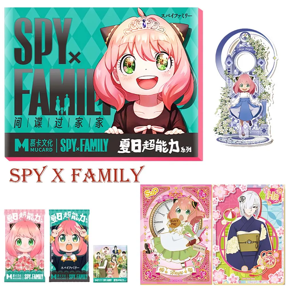 

MUCARD SPYxFAMILY Collection Cards Anime Twilight Anya Forger Yor Forger Character Cute Rare Hidden Card Child Birthday Gift