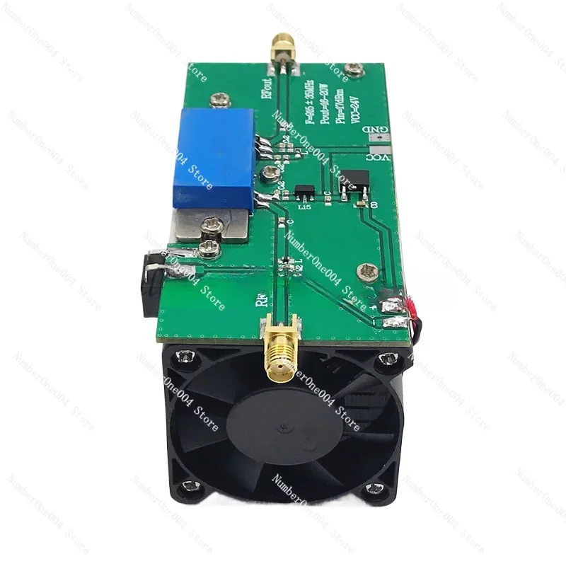 RF power amplifier, working frequency: 915+-25MHz, output power: 15-20W, working voltage: 24-28V