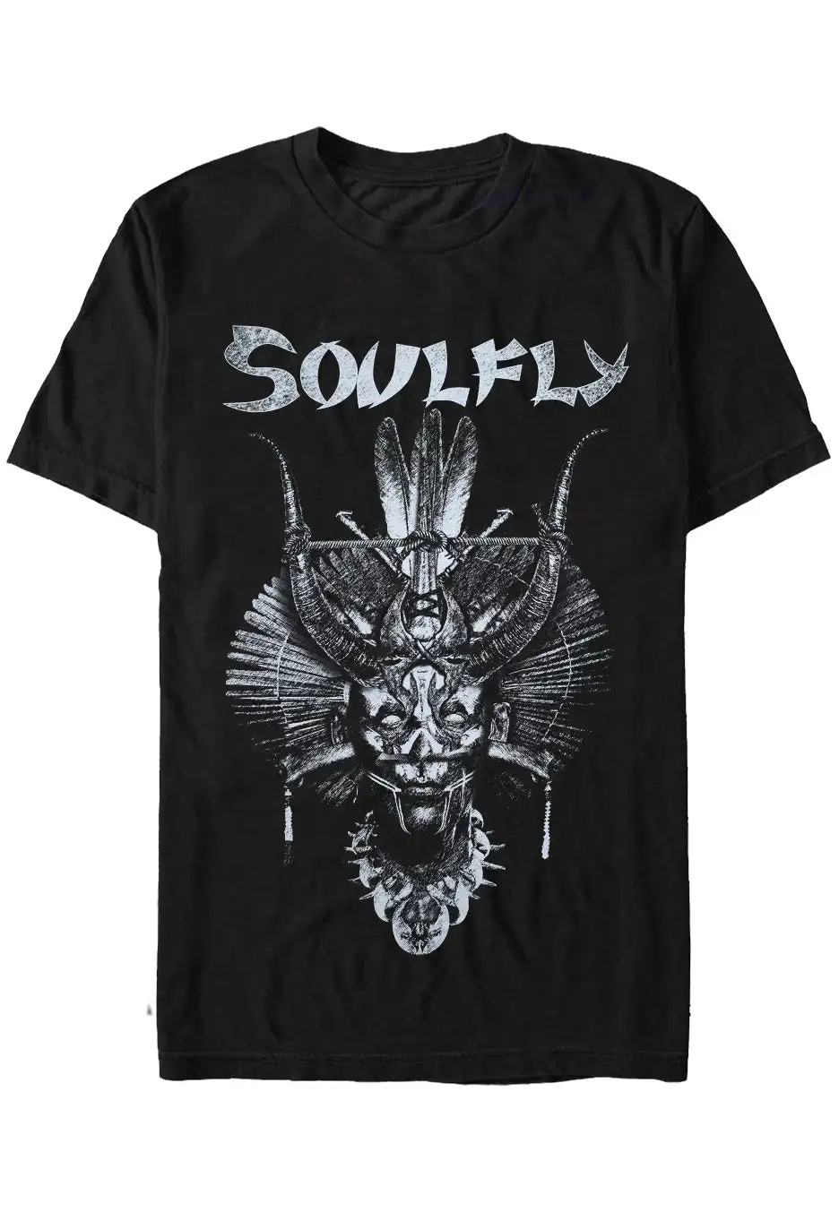 

Футболка Soulfly Totem с периферийным узором и принтом, летние роскошные брендовые хлопковые мужские и женские футболки с короткими рукавами
