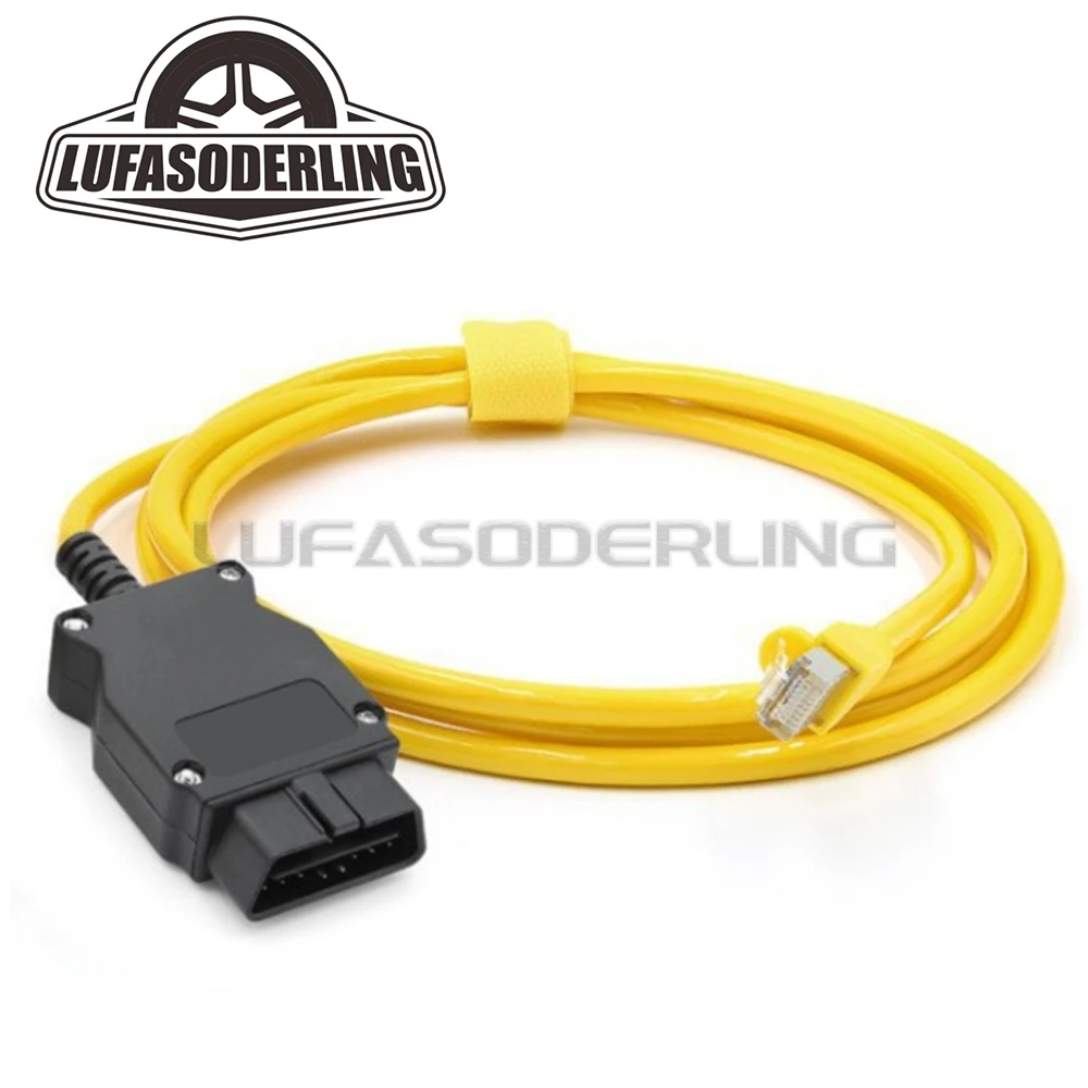 كابل ENET Obd لسيارة BMW F-Series ICOM E-SYS ISTA Bootmod3 Bimmercode Coding OBD2، 5.9 قدم/1.8 متر #1