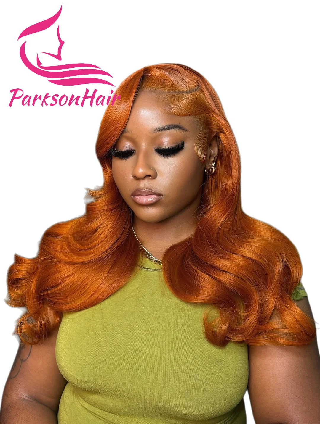 الزنجبيل البرتقالي 13x4 الدانتيل الجبهة خصلات الشعر المستعار الإنسان البرازيلي الخام الجسم موجة 350 #   باروكات شعر بشري ملونة 613 للنساء قبل نتفها