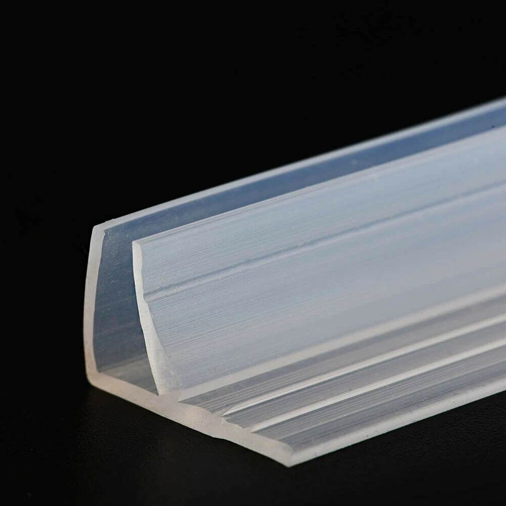 F Type Transparent Rubber Glass Waterproof Warm Sealing Strip Balcony Bathroom Door And Window Sealing Strip For 6mm Glass