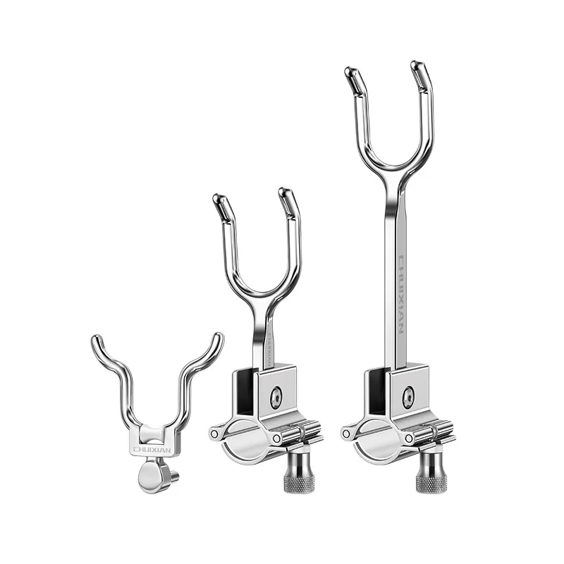 304 Stainless Steel Drag Lock Rod Device Large Object Anti-drag Rear Hanging Pit Fishing Herring Anti-running Fish Bracket