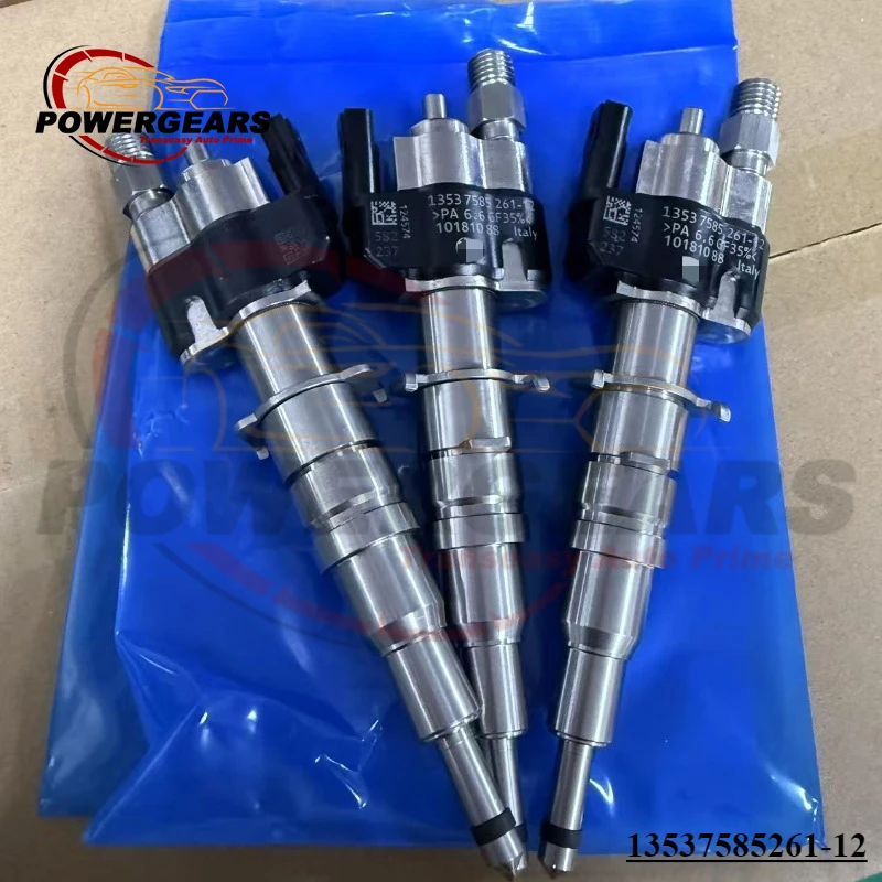 

3PCS 13537585261-12 High Quality Genuine Fuel Injector Suit For BMW N54 N63 135 335 535 550 750 X5 X6 Auto Parts 13538616079