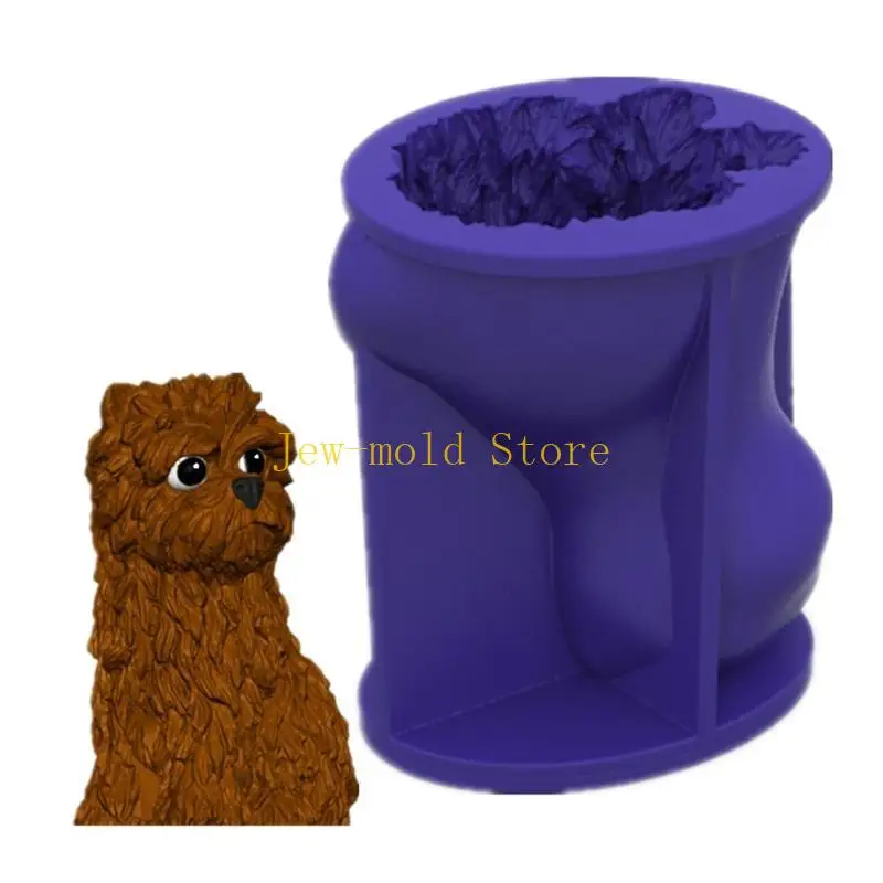 

C71B Dog Silicone Mold Epoxy Resin DIY Decoration Making Soap