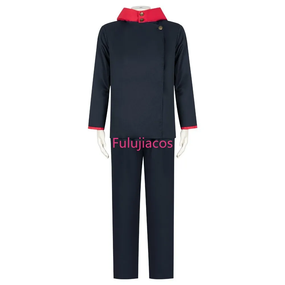 

Fulujiacos Anime Itadori Yuji Cosplay Costume School Uniform Halloween Suit