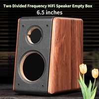 L6-6.5 Inch Speaker Empty Box Body, DIY Audio Modification,1Pcs Divided Frequency Speaker Wooden Shell Suitable for HiVi