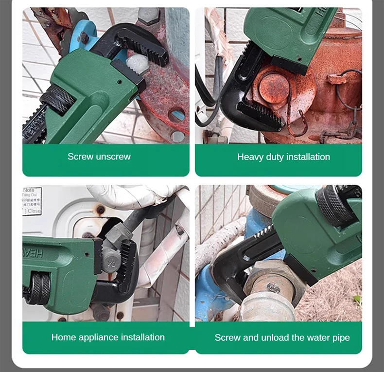 8-18 ‌ Hochleistungs-Rohrzange, verstellbare Sanitärzange, Drehmomentschlüssel in Industriequalität, multifunktionale Universal-Handwerkzeuge – Detail 5