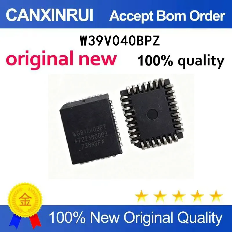 

(5-100 Pieces) Brand new original W39V040BPZ PLCC32 spot chip IC
