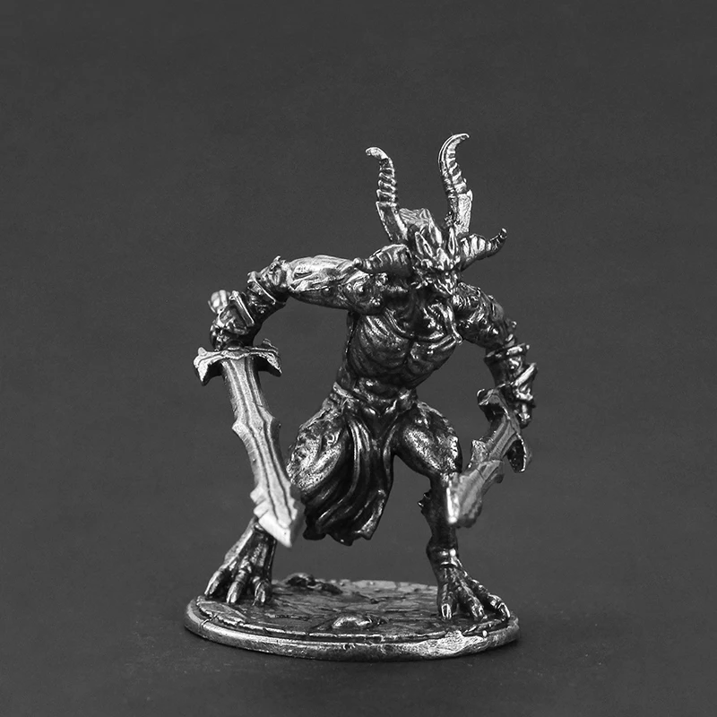 Hölle Dämon Soldat Action Figuren Metall Brettspiel Stück Auto Innen Miniatur Ornament Modell Fertiges Produkt Spielzeug